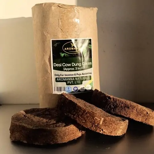 AROMANNA™ Gomay Cake (Cow Dung Cake)- 9 Pcs