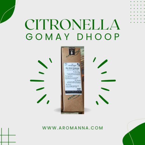 AROMANNA™ Gomay Dhoop (Citronella) 50 Sticks